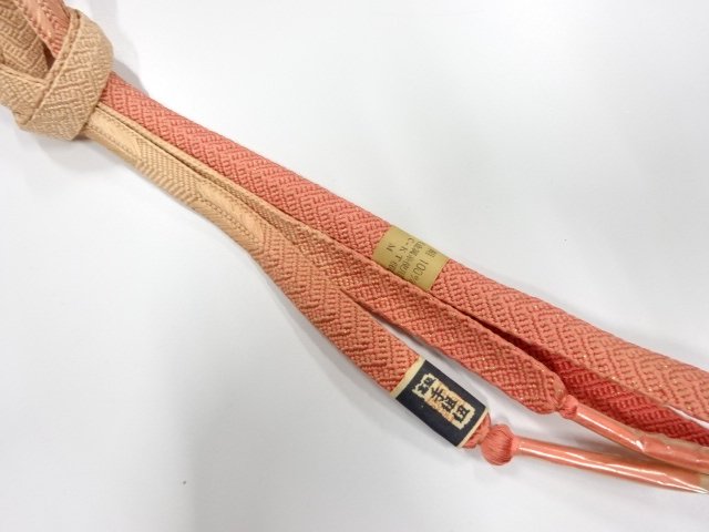 未使用品　正絹　手組帯締め